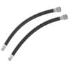 Toddmomy 2pcs Bike Pumps for All Bikes Biking Accessories Air Hose Extension Bicycle Pump Extension Tube Extension Tube for Pump Extender Inflator Valve Riding Air Pump Black Extension Hose view 1