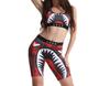 Girls' sports underwear bra outer wear tight shockproof chest pad set bra fitness printed vest view 4