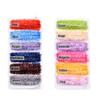 megrez sport 5M/10M Tinsel Chenille Line Crystal Flash Line Multi Colors Fly Fishing Tying Material for DIY Streamer or Nymph Flies (A.5M On Cards) view 2