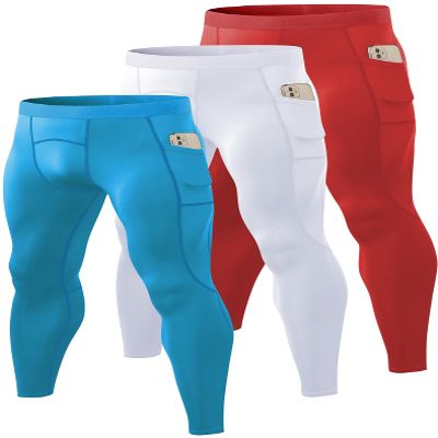 SPVISE Compression Leggings for Men Workout Running Tights Cool Dry Athletic Baselayer Bottoms for Yoga Basketball Football