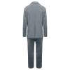 ERTUPE Women's 2 Piece Casual Blazers Open Front Long Sleeve Work Office Jackets and Pants Business Office Suit Set Gray view 3