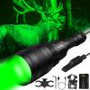 ANEKIM UC90 Green Hunting Flashlight Predator Light Kit Spotlight Torch for Hog Pig Coyote Varmint Hunting Adjustable Light Spot Clarity view 1