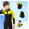 Intboss Kids Wetsuit Top 3mm Wet Suit Jacket for Boys and Girls 3T 4 T Toddlers Wetsuit Jacket 2mm Youth Size 6-14 view 3