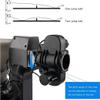 WTHOME Table Tennis Robot 7 Gears Adjustable Swing Range Automatic Ping Pong Machine Machine with 36 Different Spin Balls for Training Easy Carrying view 4