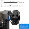 WTHOME Table Tennis Robot Portable 0-5 Gear Adjustment Ping Pong Ball Machine with 36 Different Spin Balls Remote Control Automatic Table Tennis Machine Ball Frequency (40-70/minute) for Training view 3