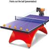 WTHOME Table Tennis Robot Portable 0-5 Gear Adjustment Ping Pong Ball Machine with 36 Different Spin Balls Remote Control Automatic Table Tennis Machine Ball Frequency (40-70/minute) for Training view 4