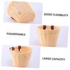 1pc Bicycle Basket Pink Hamper Outdoor Accessories Large Storage Basket Bike Basket Rear Bicycle Storage Basket Plastic Bike Basket Retro Bike Basket Wicker Appendix view 3
