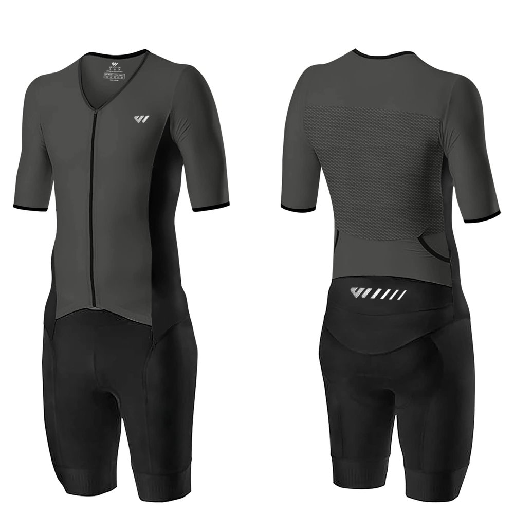 Lo.gas Logas Mens Triathlon Suit Trisuit Race Skinsuit Cycling Speed Suit Swimskin Bike Swim Run