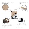 TREKREVIVE Stove Jack Kit for Tent, Stove Jack with Rain Flap, 2.7"/3.9" /DIY Fire Resistant Hole, High Temperature Resistance for Canvas Tent, Bell Tent Camping (Dia. 2.7" Hole (Green)) view 3