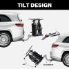 WILDROAD Hitch Bike Rack, Wobble Free Smart Tilting Bike Rack, Foldable 2-Bike Rack for Standard, Fat Tire and E-Bike, 2-Bike 180 lbs Capacity, Fits 2-inch Receiver view 2