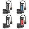Vermon Mini Bike Pump Bike Floor Pump, Portable 160PSI Aluminum Universal Mini Bicycle Foot Tire Pump, Car Foot Tire Pump for Bicycle Ball Scooter Car Toys Inflatable Blue view 2