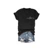 She Overcame Everything T Shirt Powerful Women Shirt She Overcame Everything That was Meant to Destroy Her Shirt Fun Funny Gifts V-Neck Casual Tee Positive Graphic Tee Shirts Plus Size 5XL Black view 2