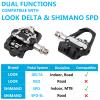 BUCKLOS Look Delta, SPD Spin Bike Bicycle Pedals Come with ClipsPedal Converter for Peloton Bike & Peloton Bike+ view 3