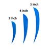 ZSHJGJR Archery Arrow Feathers 4Inch 5 Inch Turkey Feathers Fletchings Arrow Feathers Fletches Right Wing for DIY Hunting Arrows 50PCS (5 inch, Left Wing, Light Purple) view 3