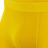 JEsilunmaMY Mens Mid Waist Cotton Boxer Briefs Solid Color Support Pouch Underwear Soft Stretch Athletic Sport Underpants (Yellow-5PC,XX-Large) view 3