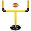 Zhanmai Inflatable Jumbo Football Goal Post Set, Yellow, Black view 1
