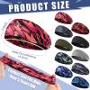 Sratte 10 PCS Sweatbands for Kids Soccer Headbands Boys Sports Kids Sweatbands Breathable Sweat Wicking Headband for Youth Basketball, Football, Baseball, Running (Novel Style) view 2