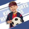 Sratte 10 PCS Sweatbands for Kids Soccer Headbands Boys Sports Kids Sweatbands Breathable Sweat Wicking Headband for Youth Basketball, Football, Baseball, Running (Novel Style) view 4