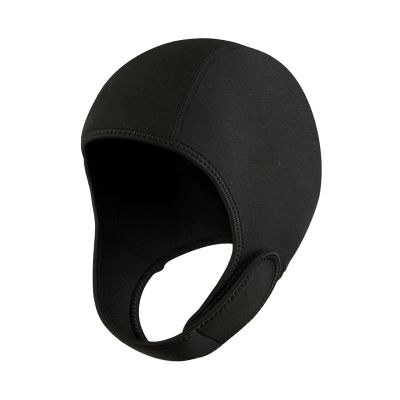 rockible 2mm Neoprene Wetsuit Hood, Diving Hood with Chin Strap Swimming Hat Surfing Cap, for Men, Women, Underwater, Snorkeling, Rafting, Winter, Black