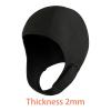 rockible 2mm Neoprene Wetsuit Hood, Diving Hood with Chin Strap Swimming Hat Surfing Cap, for Men, Women, Underwater, Snorkeling, Rafting, Winter, Black view 4