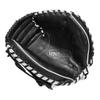 Wilson 10 Infield Training Baseball Glove - Right Hand Throw, Black/Red view 3