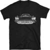 1960 Thunderbird Vintage Classic Car T-Shirt 100% Cotton (XXL, Black) view 1