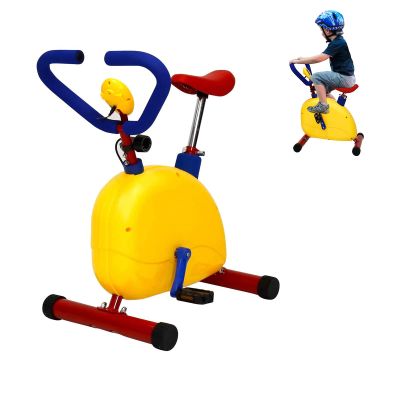 PHASFBJ Fun and Fitness Kids Exercise Bike Equipment, Workout Bike for Home, Toddler Exercise Bikes Machine Indoor Cardio Training, Kids Stationary Bike