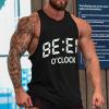 Love Beer O'Clock Men's Tank Top Fitness Sleeveless Gym Workout Shirts Casual Tee Tops 3XL view 2