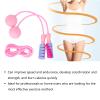 Pilipane Cordless Jumping Rope, Ropeless Jumping Rope, Purpose Skipping Rope Load Bearing Double Bearing Jumping Rope for Weight Loss Fitness for Men, Women, Children(Pink) view 2