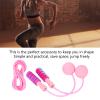 Pilipane Cordless Jumping Rope, Ropeless Jumping Rope, Purpose Skipping Rope Load Bearing Double Bearing Jumping Rope for Weight Loss Fitness for Men, Women, Children(Pink) view 3