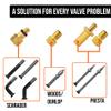 18 pcs Air Pump Accessories Valve Adapter Kit - for Bicycle Presta, Dunlop, Schrader/Auto Valve - Ball Inflation Needles - Balloon Nozzles - Inflatable Toys - by Mobi Lock view 2