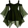 Cdiecer Plus Size Halloween Costumes For Women Retro Halloween Dress Halloween Costumes Scary Witch Fairy Dress Victorian Dress Long Sleeve Halloween Dress Halloween Party Dress For Women Halloween view 1