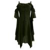 Cdiecer Plus Size Halloween Costumes For Women Retro Halloween Dress Halloween Costumes Scary Witch Fairy Dress Victorian Dress Long Sleeve Halloween Dress Halloween Party Dress For Women Halloween view 3