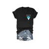 Faith Can Move Mountains T Shirt His Mercies are New Every Morning T-Shirt Vintage Faith Can Move Mountains Shirt Bible Cross Graphic Tee Fun Casual Loose Tops Vneck T Religious Christian Gift Black view 2