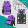 WOLT | Basketball Backpack Large Sports Bag with Separate Ball Holder & Shoes Compartment, Best for Basketball, Soccer, Volleyball, Swim, Gym, Travel (Purple) view 4