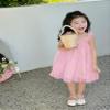 AGQT Baby Girls Tutu Dress Sleeveless Kids Tulle Birthday Party Dresses Casual Playwear Tunic Babydoll Dress Pink Sequin Star-Light Purple Rainbow Size 6-12 Months view 3