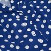 50s Polka Dot Dress Audrey Hepburn Style Cocktail Swing Dresses 1950s Vintage Shirt Dress for Women Short Sleeve Peter Pan Collar Dress Belt Fit Flare A Line Rockabilly Dress Royal Blue-Belted 2XL view 4