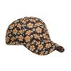 Women Men Floral Print Baseball Cap Adjustable Running Cycling Sun Hats Breathable Outdoor Activities Cap (Yellow, One Size) view 4
