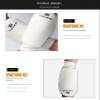 WIRUN Taekwondo Cloth Combination Hand Fist/Forearm Pads Arm Guards Protector, Martial Arts MMA Karate Sparring Training Elbow Protective Sleeve Gear for Adult Men Women Youth (White,Small) view 4
