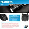 Nightstick TCM-5B Subcompact Handgun Light, Short/Narrow Rail Models - 1 CR123 - Black view 4