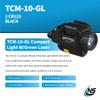 Nightstick TCM-10-GL Compact Handgun Light w/Green Laser - 1 CR123  Black view 2
