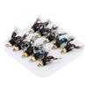 OriGlam 10pcs Fly Fishing Lures Kit - Fishing Fly, Handmade Lures Assortment with Artificial Bait Hooks for Bass, Trout, Salmon view 1