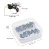OriGlam 10pcs Fly Fishing Lures Kit - Fishing Fly, Handmade Lures Assortment with Artificial Bait Hooks for Bass, Trout, Salmon view 4