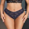 Avidlove Womens Underwear Lace Cheeky Panties Criss Cross Back Bikini Thongs Sexy Undies Red/Dark Blue/Light Bronze/Pink XXL view 3