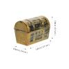 Gadpiparty 10Pcs Mini Treasure Chests Plastic Pirate Treasure Box Candy Jewelry Box for Kids Pirate Themed Birthday Party Favors Supplies view 4