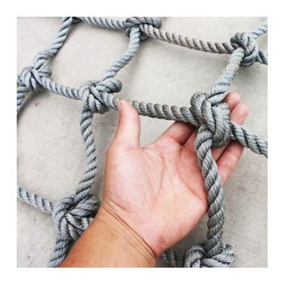 CHALKE Climbing Net, Heavy Duty Playground Net Children Climbing Net, Cargo Rope Netting Treehouse Protection Nylon Nets - Garden Net Balcony Safety Net (Color : 1Mx2M)