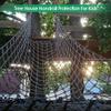 CHALKE Climbing Net, Heavy Duty Playground Net Children Climbing Net, Cargo Rope Netting Treehouse Protection Nylon Nets - Garden Net Balcony Safety Net (Color : 1Mx2M) view 4