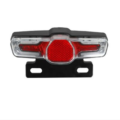 YFcaiheng 12V/36V-60V Electric Bicycle Taillight Ebike Turn Signal Light Rear Rack Lamp Tail Lights Night Warning Lamps (Color : 12V)
