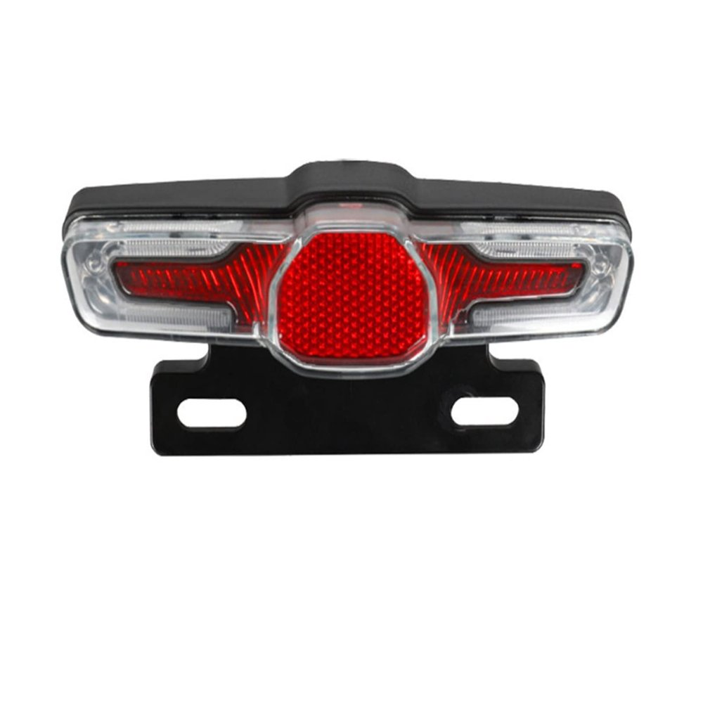 YFcaiheng 12V/36V-60V Electric Bicycle Taillight Ebike Turn Signal Light Rear Rack Lamp Tail Lights Night Warning Lamps (Color : 12V)