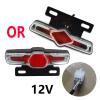 YFcaiheng 12V/36V-60V Electric Bicycle Taillight Ebike Turn Signal Light Rear Rack Lamp Tail Lights Night Warning Lamps (Color : 12V) view 2